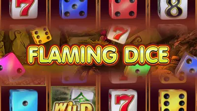 flaming dice